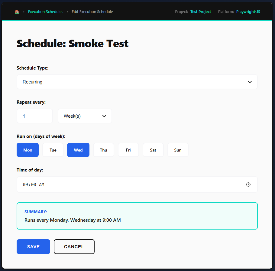 Flexible Execution Visualization